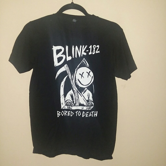 blink 182 Tops - Blink 182 bored to death band shirt size small